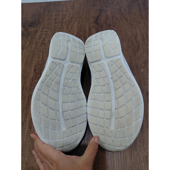 Oofos OOmg eeZee Low Mens Size 11.5 Slip-On Shoes Knit White Recovery White main image 6